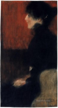 Retrato de una dama 3 Gustav Klimt Pinturas al óleo